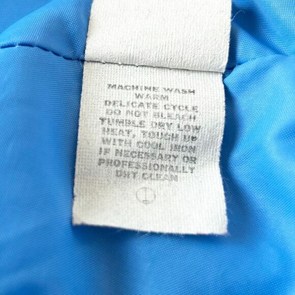 Vintage Miller Outerwear Insulated Vest Blue Western Yoke USA Made - Men's XL - Picture 14 of 16